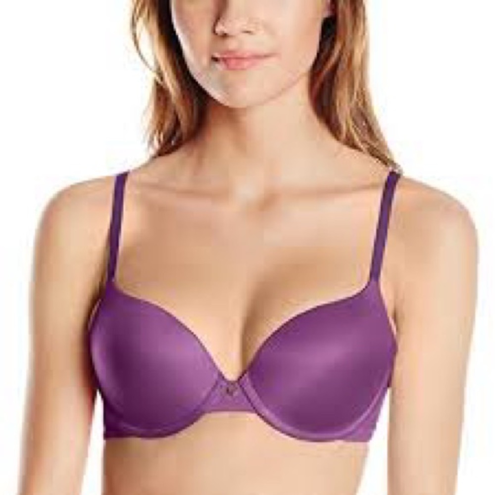 Betsey Johnson Women’s Forever Perfect T-Shirt Demi Bra, Purple Rain 32DDD